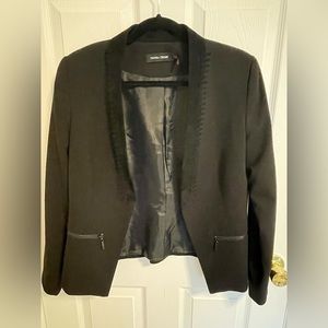 Ivanka Trump blazer with suede detail